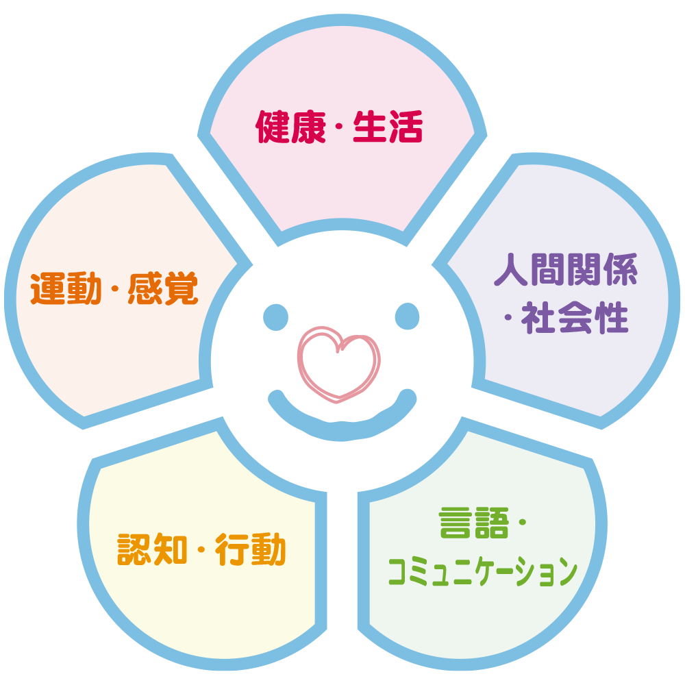 5領域の図